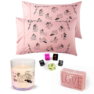 Valentine Day Zodiac Horoscope Love Pillowcase, Soap, Candle Playdate Gift Sets